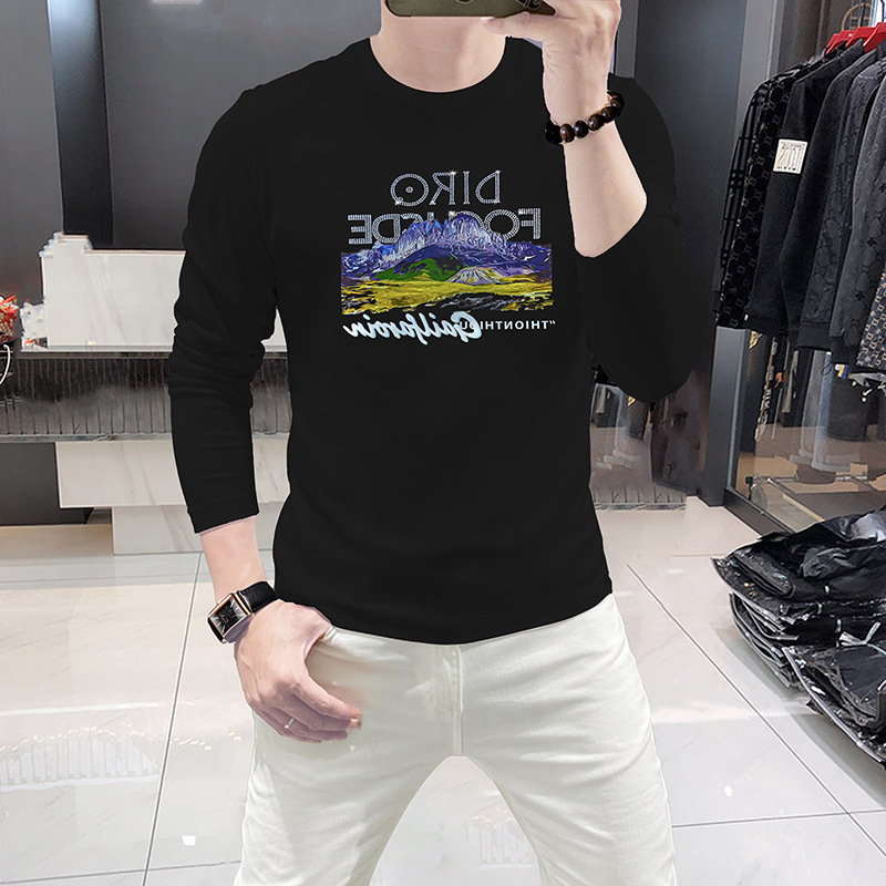 Męska koszulka z długim rękawe – Undershirt Crew Neck recenzja i cena