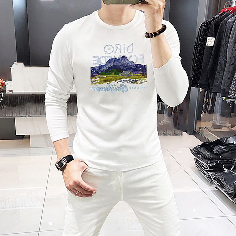 Męska koszulka z długim rękawe – Undershirt Crew Neck recenzja i cena