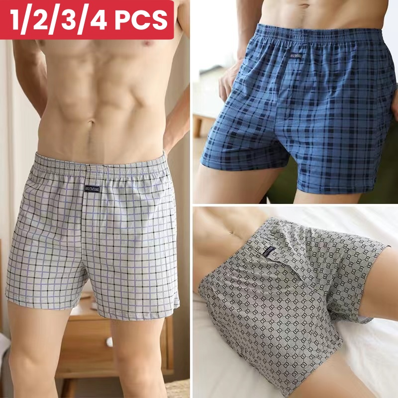 1/2/3/4PCS Plus Size M-XXXL Ba – Boxer Brief Pack Cotton recenzja i cena